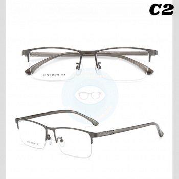 Gọng kim loại nam mã 34731